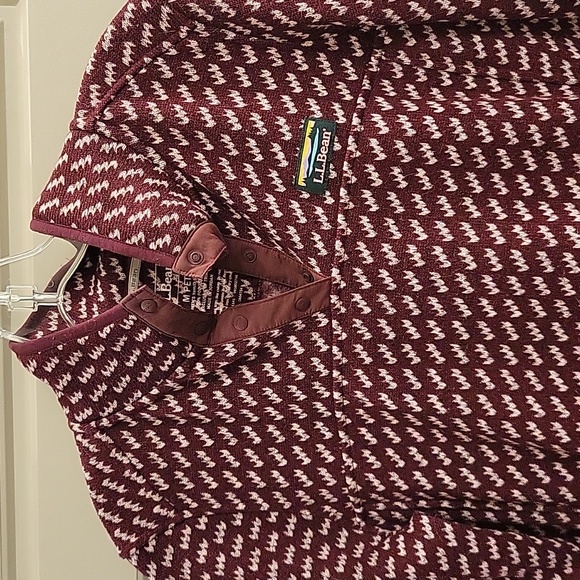 EUC - L.L. Bean Birdseye Fleece MED PETITE - Picture 2 of 6